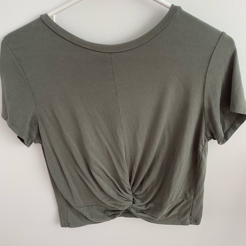 Max jeans green crop top